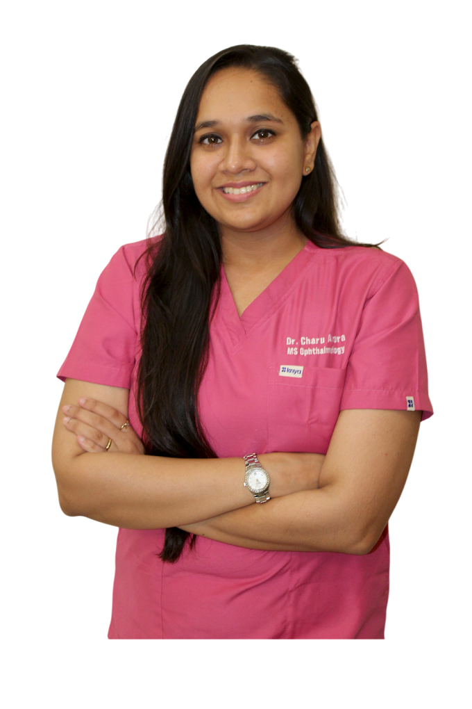 Dr. Charu Arora Eye Clinic consultation room at EyeMantra Paschim Vihar